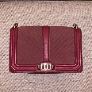 Rebecca Minkoff Chevron Quilted Love Crossbody